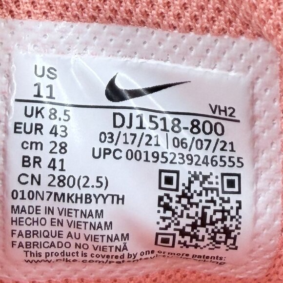 Serena Williams Design Crew x Nike Wmns RYZ 365 2 'Pale Coral' - Picture 13 of 15